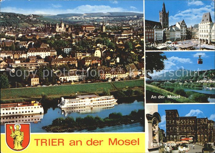TRIER  CITY Hauptmarkt Mosel Seilbahn Porta Nigra
