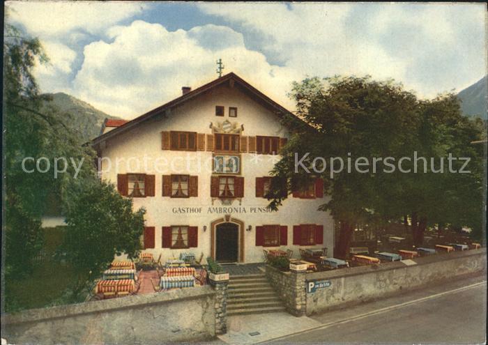 OBERAMMERGAU Bayern Gasthaus Pension Ambronia
