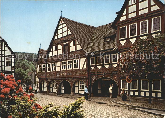 Schwalenberg Fachwerkhaeuser Rathaus