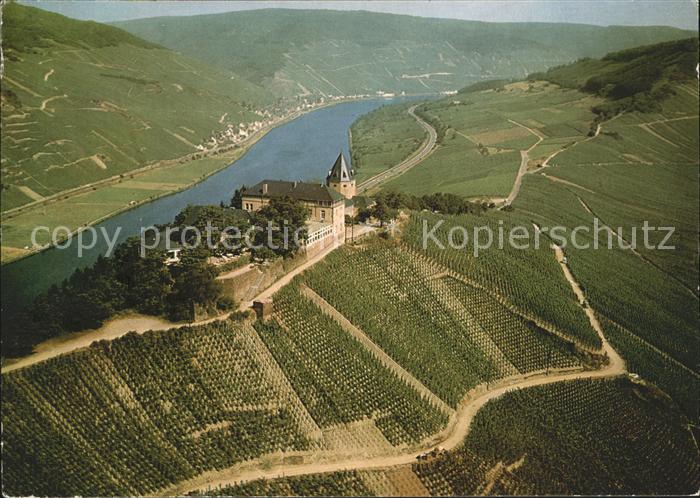 Zell Mosel Fliegeraufnahme Berghotel Marienburg