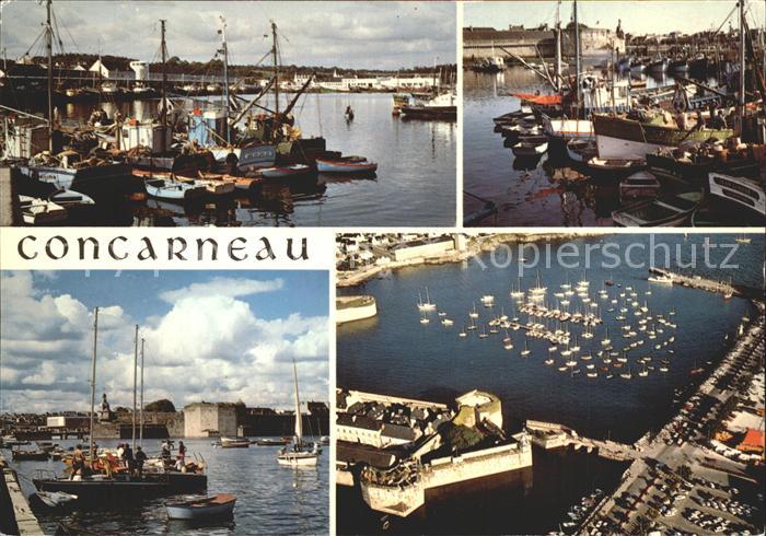 Concarneau Finistere Hafen Burg