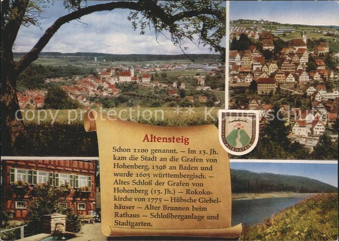 Altensteig Schwarzwald Stausee Fliegeraufnahme