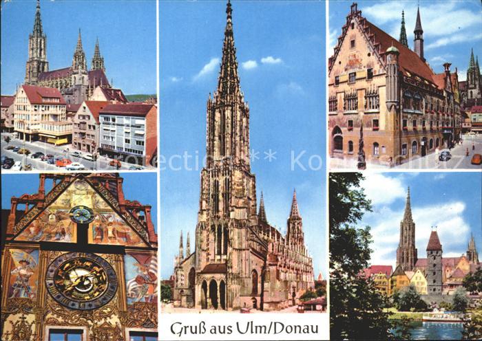 Ulm Donau Muenster und Altstadt