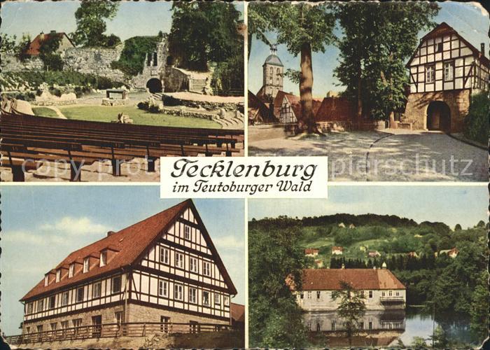 Tecklenburg Steinfurt NRW Freilichtbuehne Leggetor Jugendherberge Wasserburg Hau