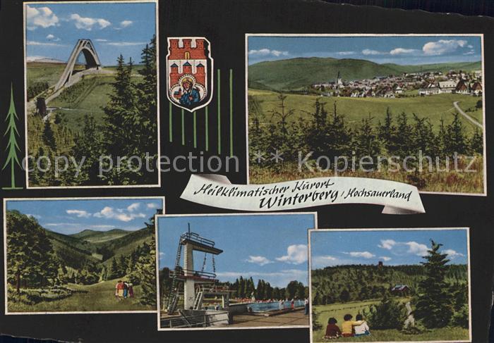 Winterberg Hochsauerland Skisprungschanze Schwimmbad