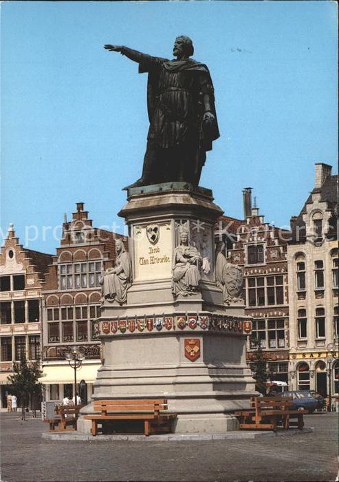 Gent Gand Flandre Jacob van Artevelde Denkmal