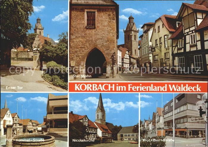 Korbach Stechbahn Enser Tor Prof. Kuemmel Strasse