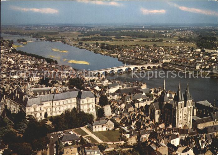 Blois 41 Fliegeraufnahme mit Loir