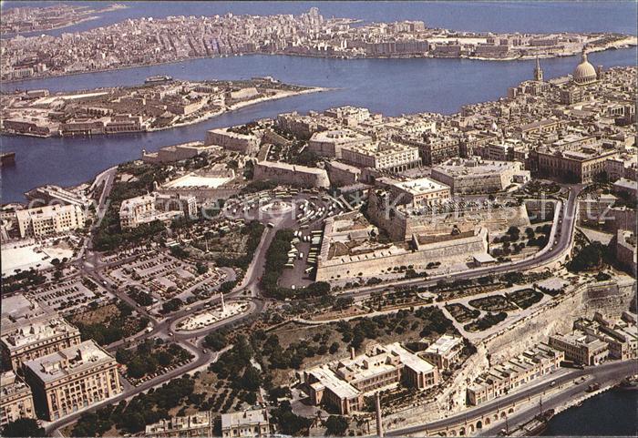 Valetta Malta Fliegeraufnahme
