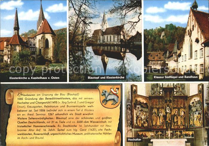 Blaubeuren Klosterkirche Blautopf Bandhaus
