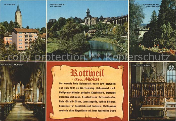 Rottweil Neckar Hochturm Neckar Muenster