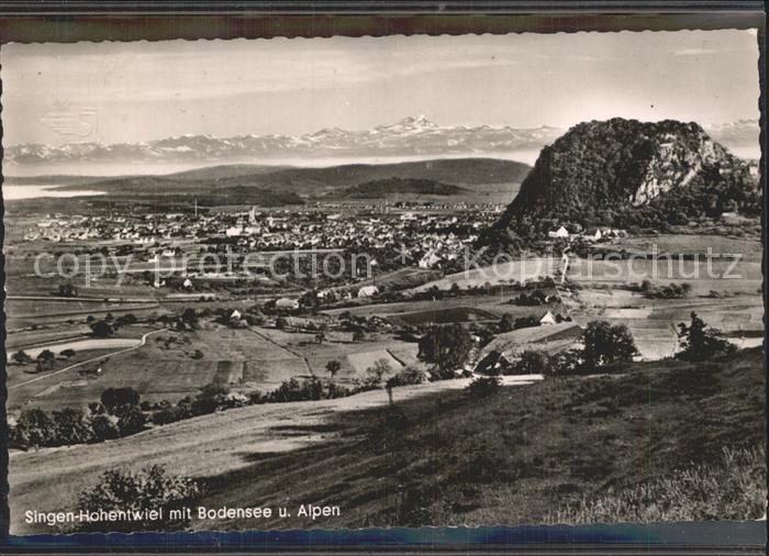 Singen Hohentwiel mit Bodensee
