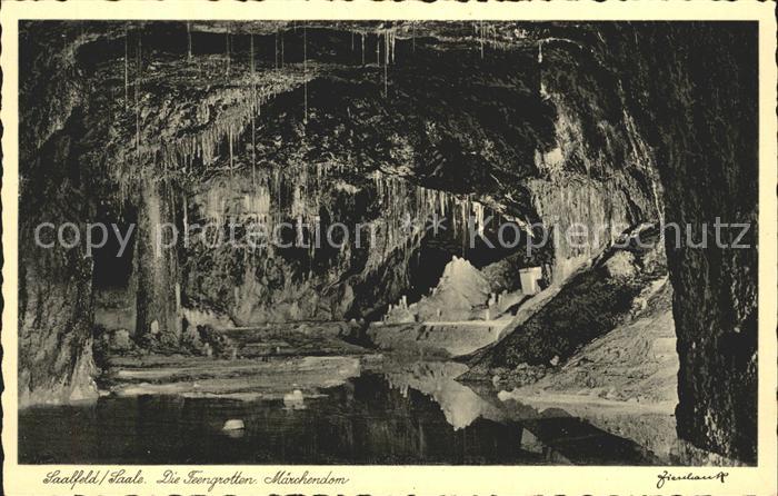 Hoehlen Caves Grottes Saalfeld Saale Feengrotten Märchendom