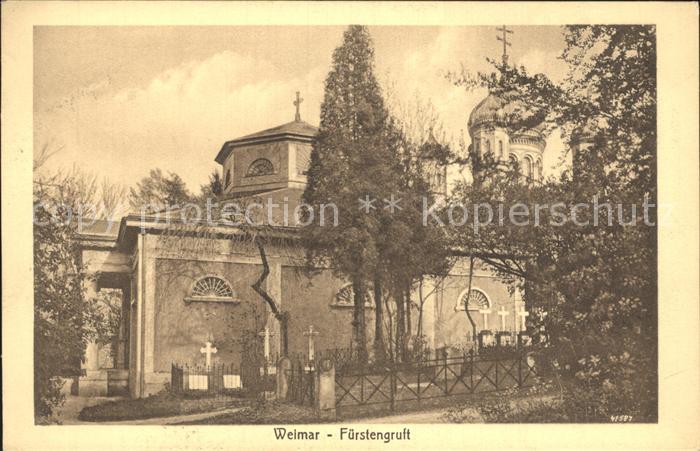 Weimar Thueringen Fuerstengruft