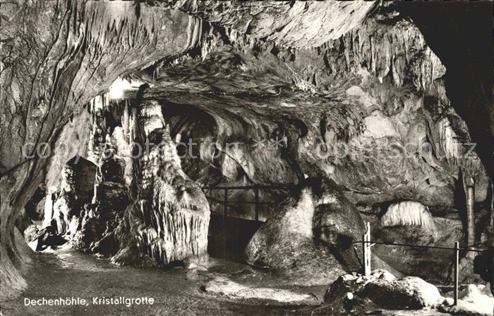 Hoehlen Caves Grottes Dechenhöhle Kristallgrotte