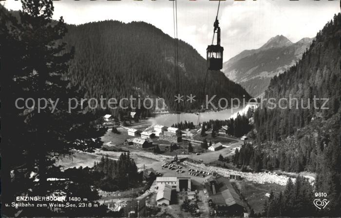 Seilbahn Enzingerboden Weiss-See