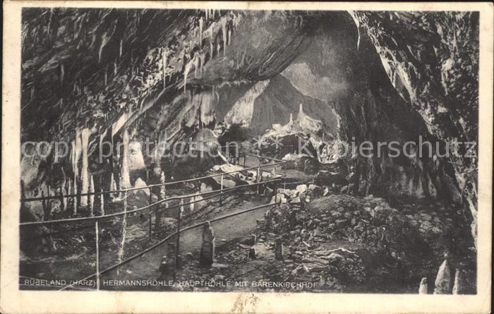 Hoehlen Caves Grottes Rübeland Hermannshöhle Haupthöhle Bären