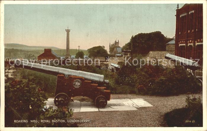 Geschuetze Roaring Meg Royal Bastion Londonderry