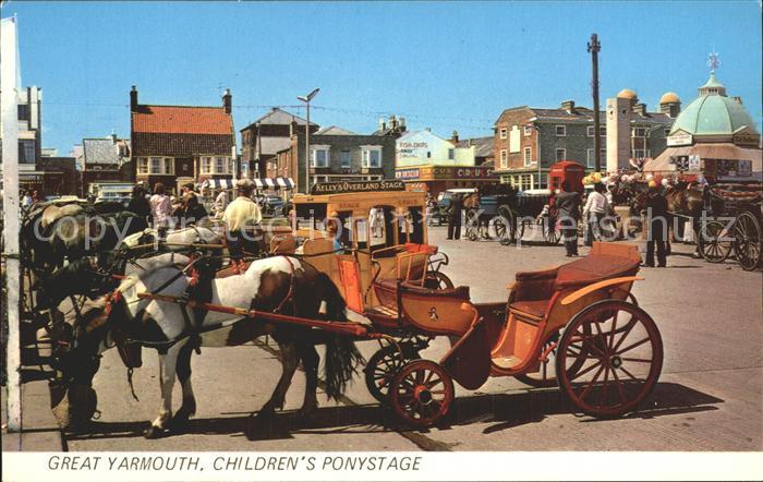 Pferdekutschen Great Yarmouth Children's Ponystage