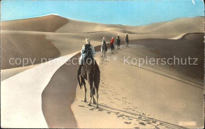 Scenes et Types Nr. 50.006 Meharistes en patrouille
