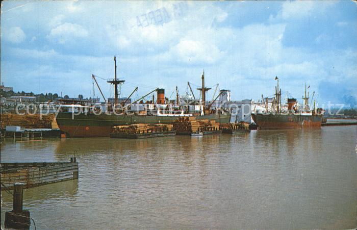 Schiffe Ships Navires New Westminster Canada Deep Sea Vessels