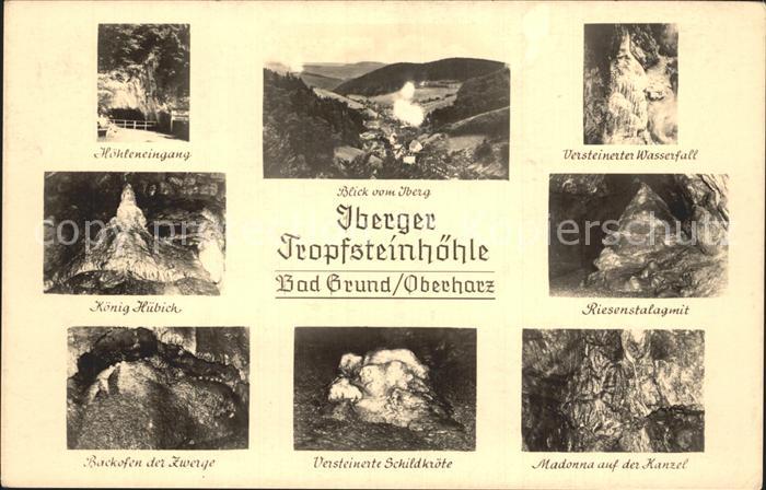 Hoehlen Caves Grottes Iberger Tropfsteinhöhle Madonna auf der