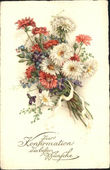 Konfirmation Glueckwunsch Blumen