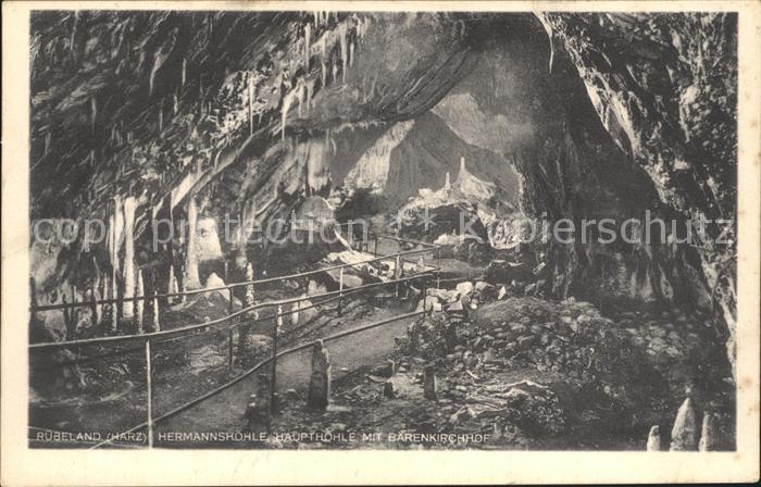 Hoehlen Caves Grottes Rübeland Hermannshöhle Haupthöhle Bären