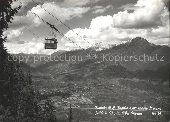Seilbahn Funivia S. Vigilio Merano