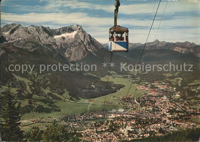 Seilbahn Wankbahn Garmisch-Partenkirchen Alpspitze-Hoellental
