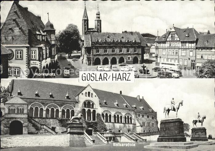 GOSLAR Harz Niedersachsen Kaiserplatz Marktplatz