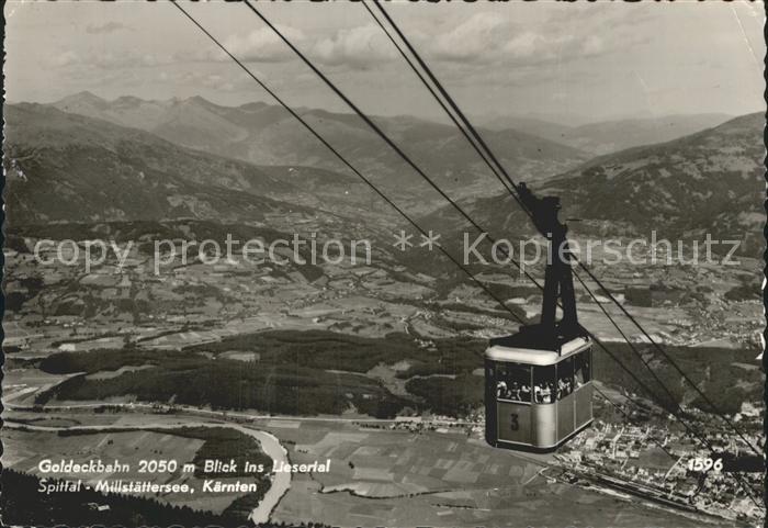 Seilbahn Goldeck Liesertal Spittal Millstaettersee
