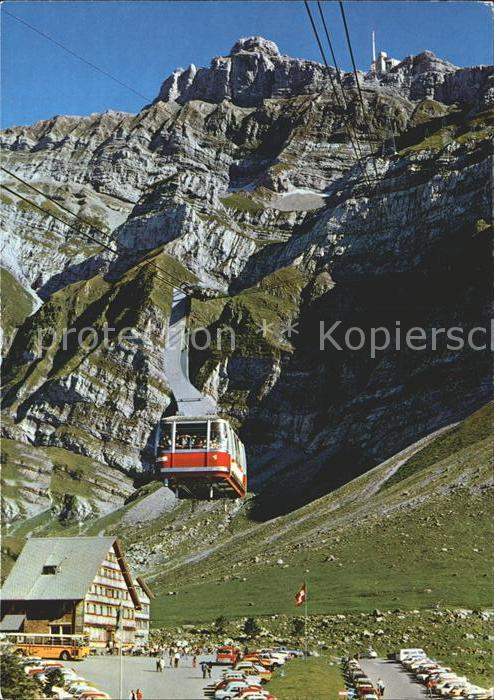 Seilbahn Schwaegalp Saentis-Gipfel