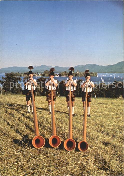 Alphorn Alphornblaeser Prien am Chiemsee