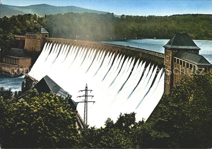 Staudamm Talsperre Edertalsperre