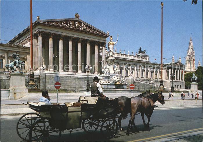 Pferdekutschen Wien Parlament