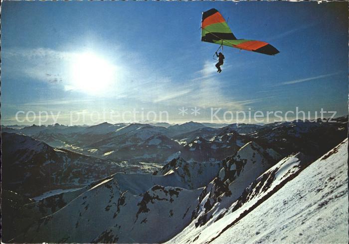 Drachenflug Drachenfliegen Alpen
