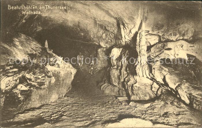 Hoehlen Caves Grottes Beatushöhlen Thunersee Walhalla