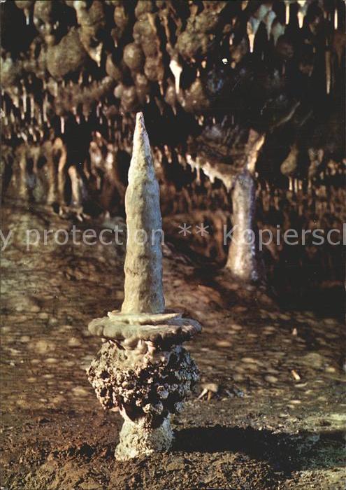 Hoehlen Caves Grottes Moravsky Kras Stalagmit Svicen Sloupsko