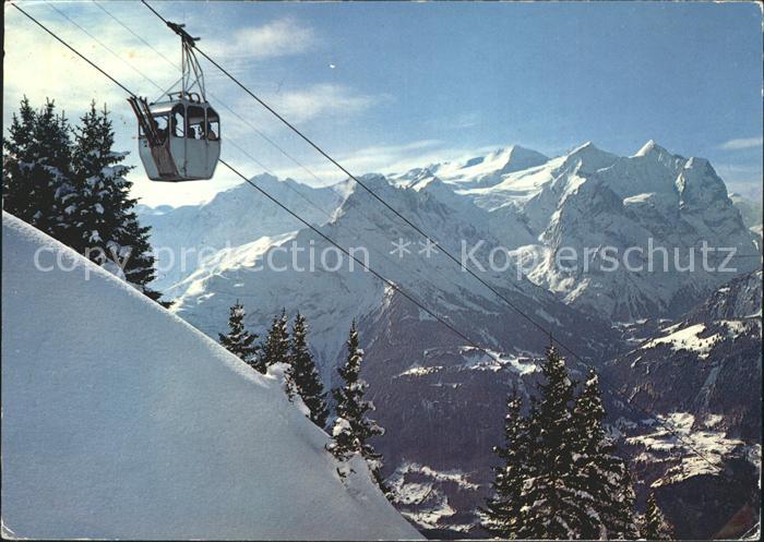 Seilbahn Hasliberg-Kaeserstatt Wetterhorngruppe