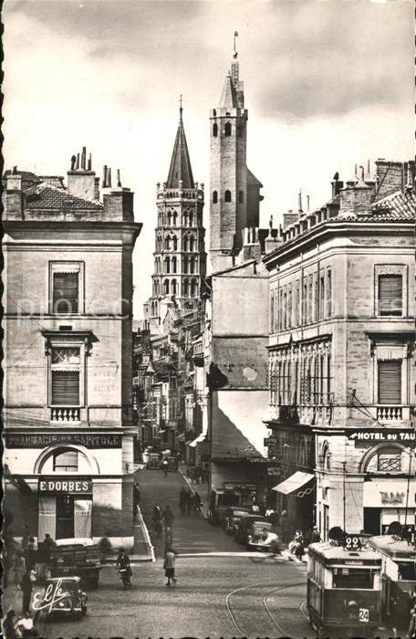 Toulouse Haute-Garonne Clocher Eglise Taur Basilique St-Sernin