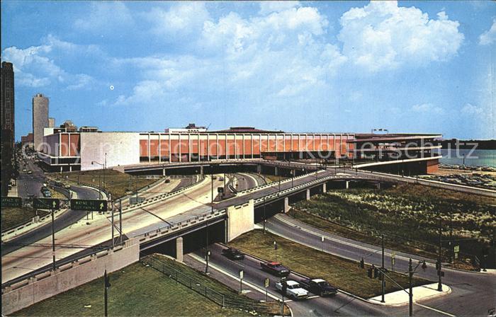 Detroit Michigan Cobo Hall Expressways