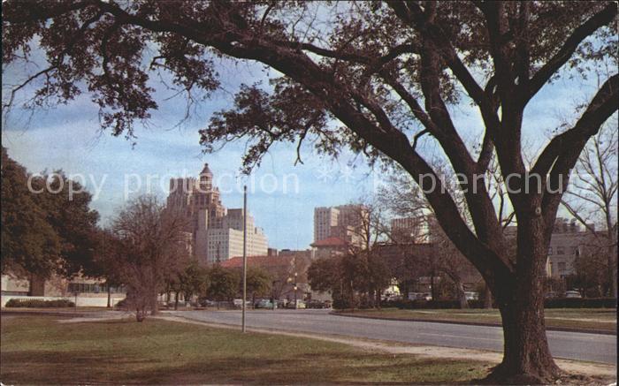 Houston  Texas USA Skyline Houston Sam Houston Park