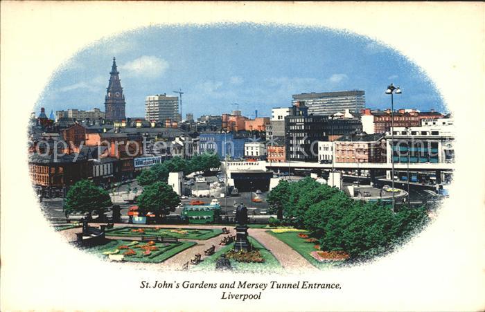 Liverpool St. John Gardens Mersey Tunnel Entrance