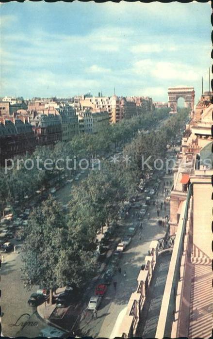 Paris Avenue Champs-Elysees