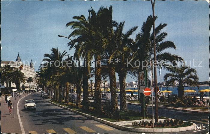 Cannes Alpes-Maritimes Boulevard Croisette