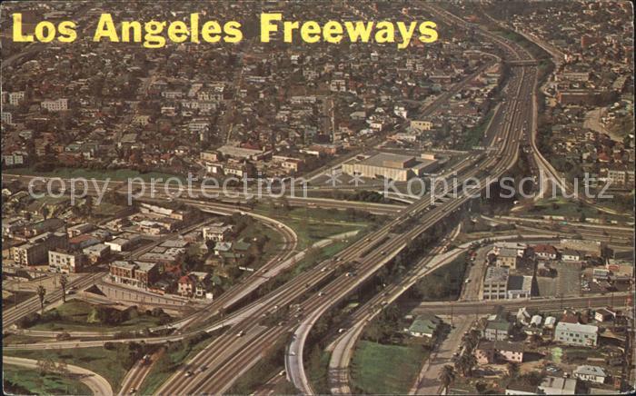 Los Angeles California Freeways Fliegeraufnahme