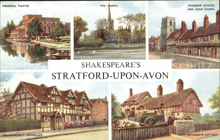 Stratford-Upon-Avon Church Grammar School Guild Chapel Memorial Theatre