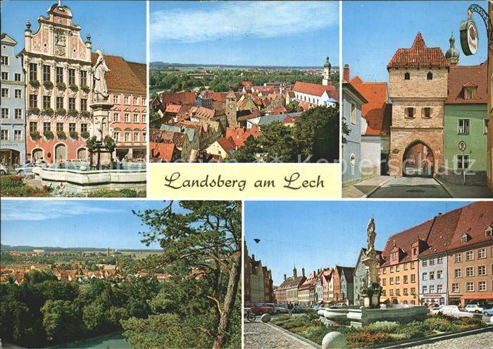 Landsberg Lech Brunnen Tor