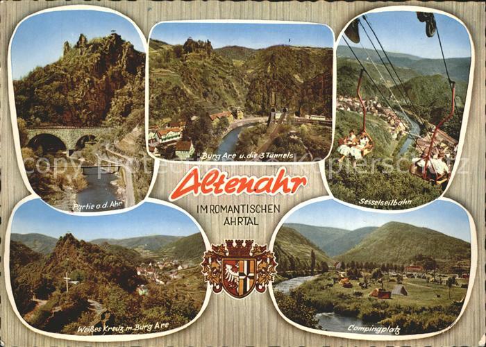 Altenahr Burg Are 3 Tunnels Sesselseilbahn Campingplatz